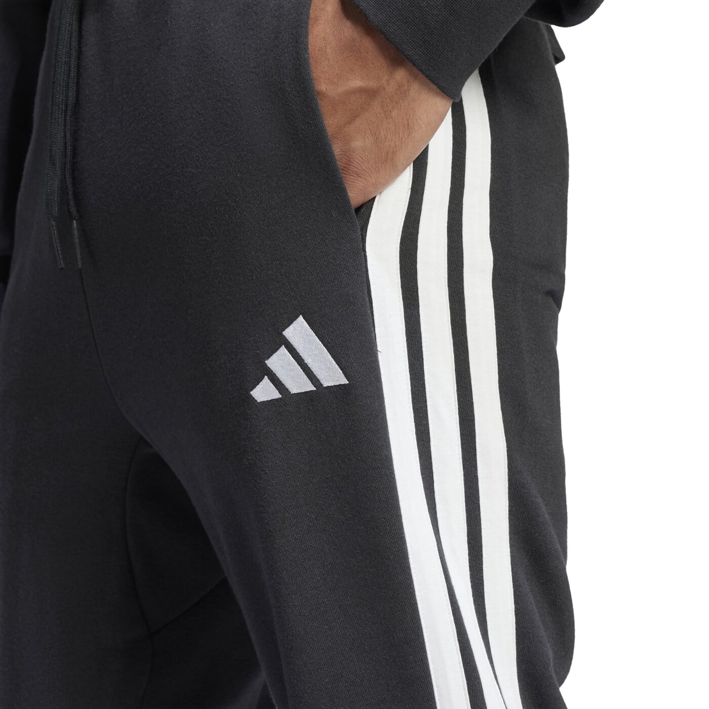 ADIDAS - M 3S FT TC PT BLACK/WHITE – Bild 6
