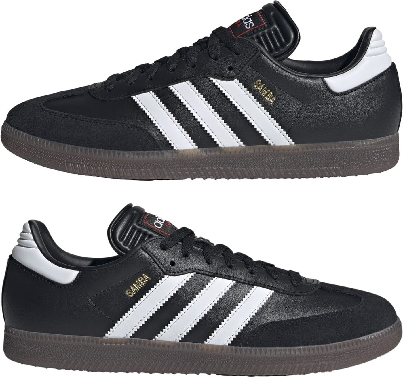 ADIDAS - SAMBA CBLACK/FTWWHT/VIVRED – Bild 4