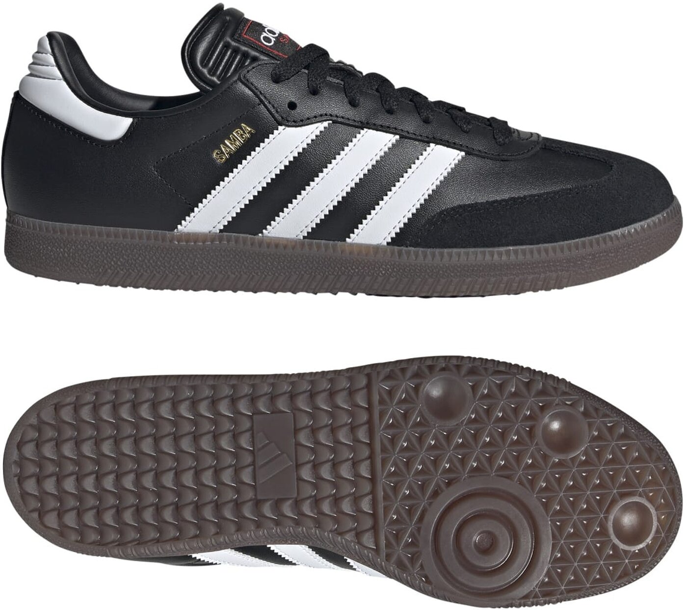 ADIDAS - SAMBA CBLACK/FTWWHT/VIVRED – Bild 9