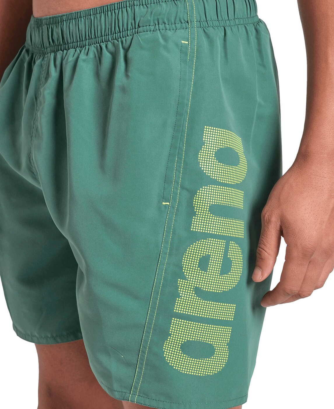 ARENA - FUNDAMENTALS ARENA LOGO BOXER MANGROVE-ARTIC LIME