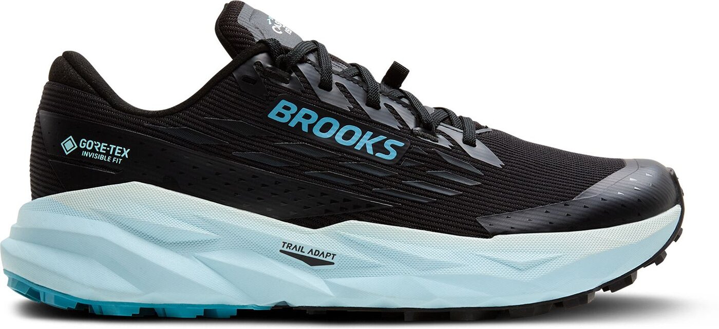 BROOKS - Cascadia 19 GTX BLACK/EBONY/BLUE FLOWER