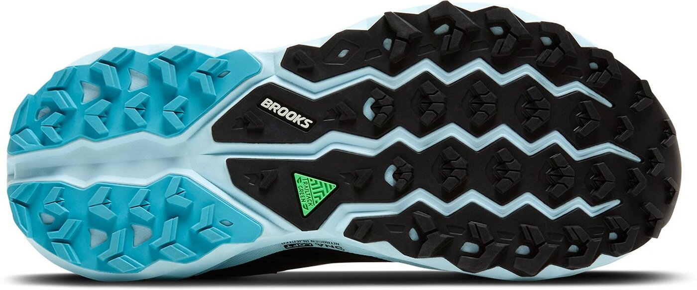 BROOKS - Cascadia 19 GTX BLACK/EBONY/BLUE FLOWER – Bild 2