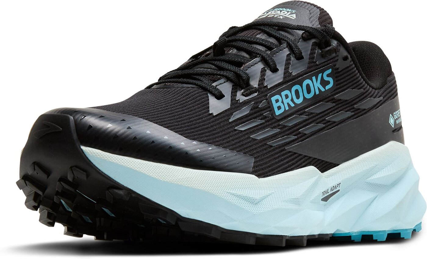 BROOKS - Cascadia 19 GTX BLACK/EBONY/BLUE FLOWER – Bild 7
