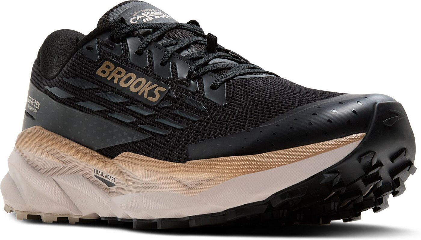 BROOKS - Cascadia 19 GTX BLACK/EBONY/CHATEAU GRAY – Bild 5