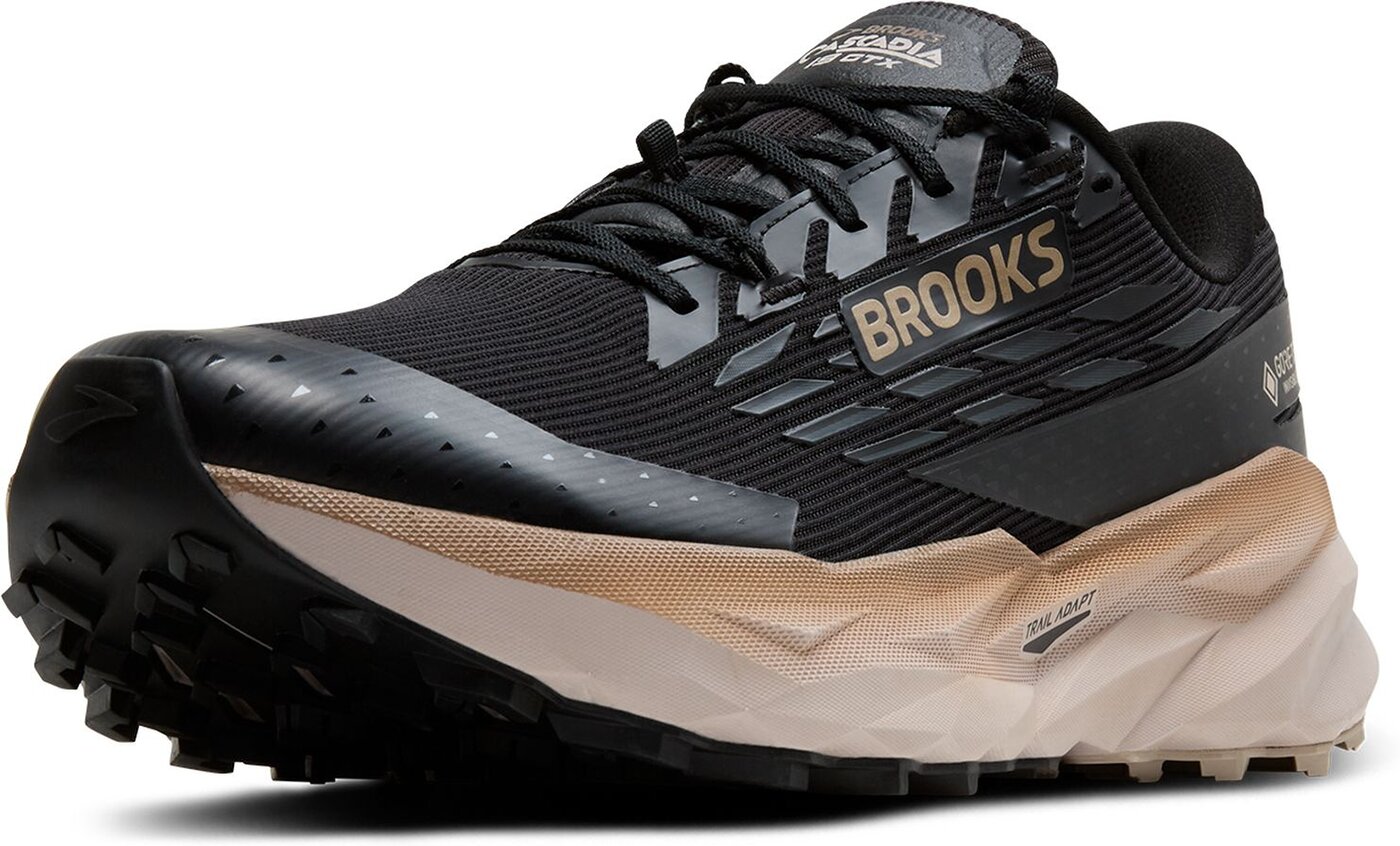 BROOKS - Cascadia 19 GTX BLACK/EBONY/CHATEAU GRAY – Bild 7