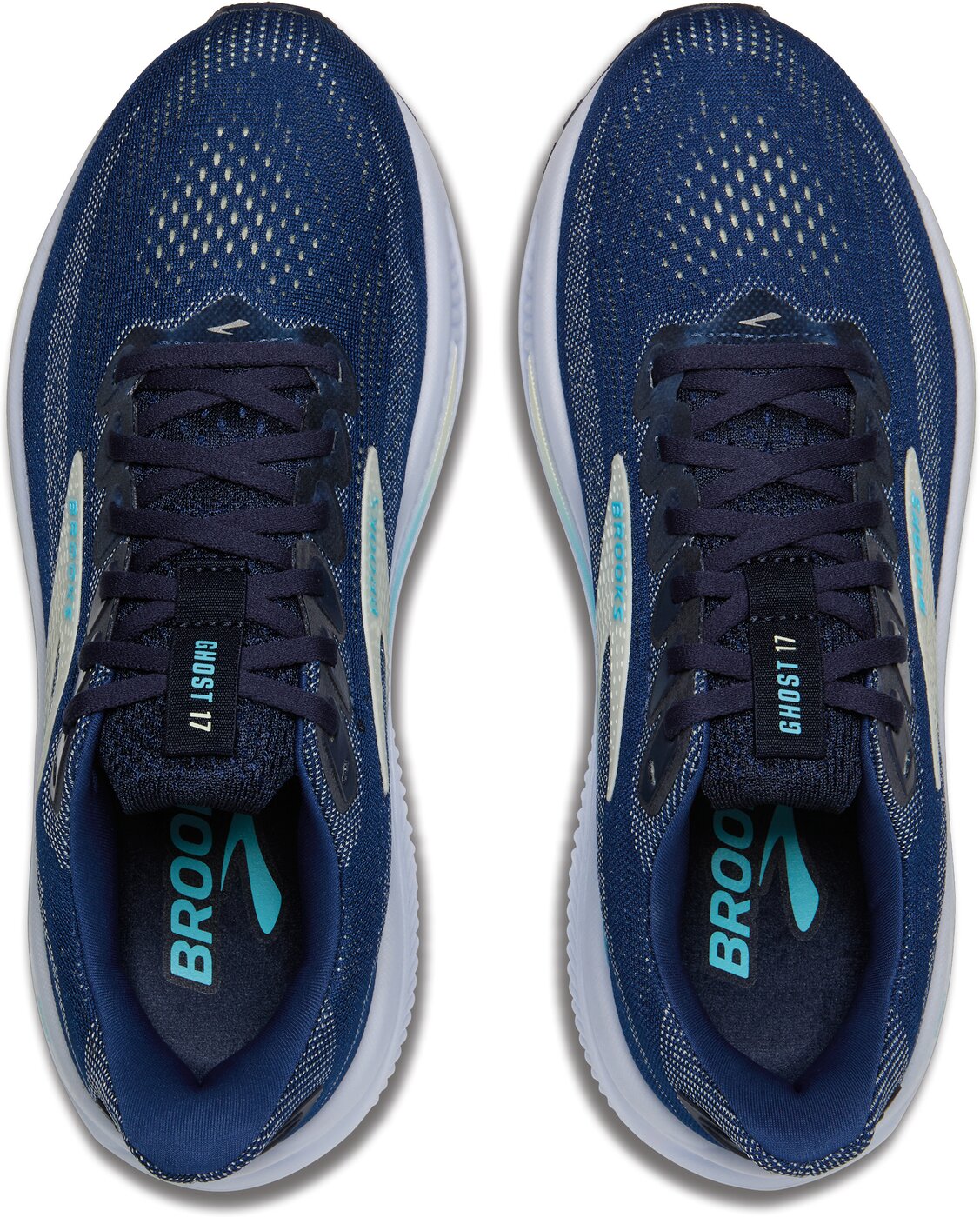 BROOKS - Ghost 17 NAVY/GREEN/TURQUOISE – Bild 3
