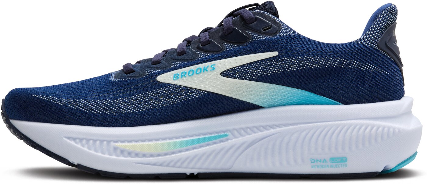 BROOKS - Ghost 17 NAVY/GREEN/TURQUOISE – Bild 4