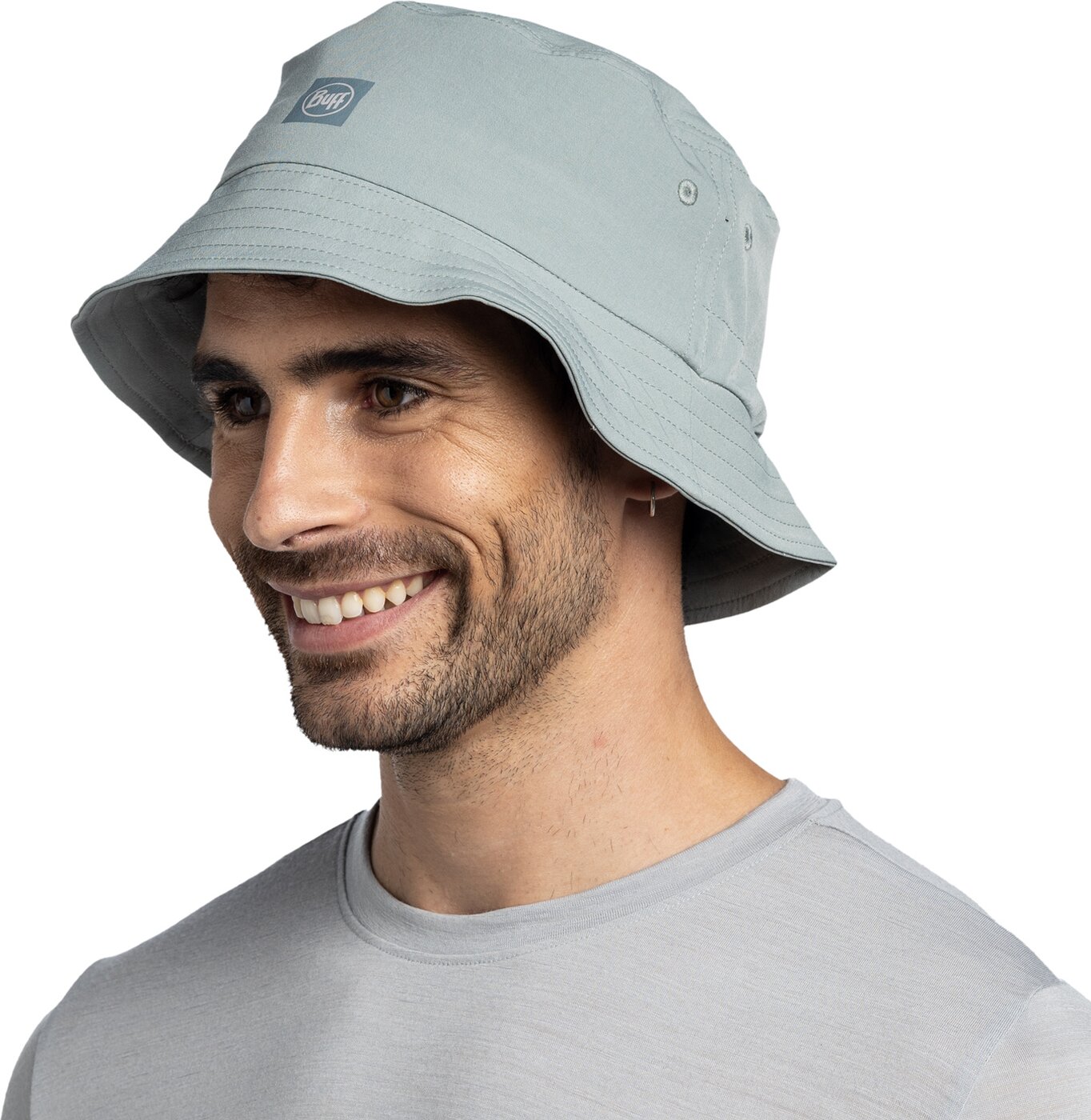 BUFF - Adventure Bucket Hat SOLID FLINT – Bild 4