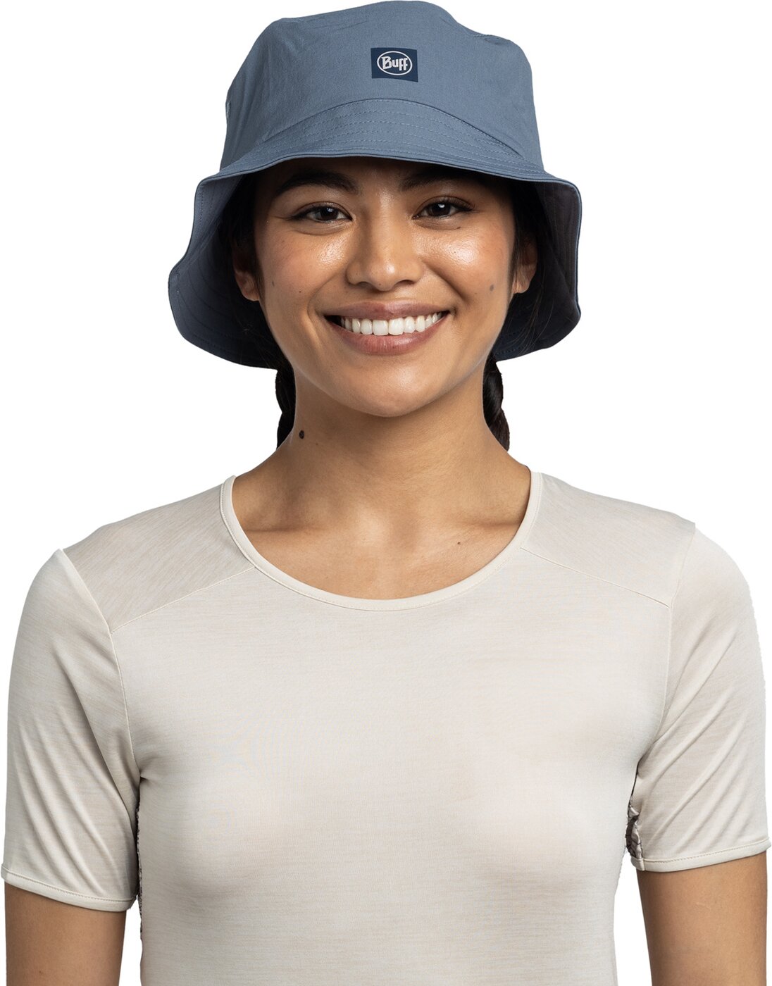 BUFF - Adventure Bucket Hat SOLID STONE BLUE – Bild 3