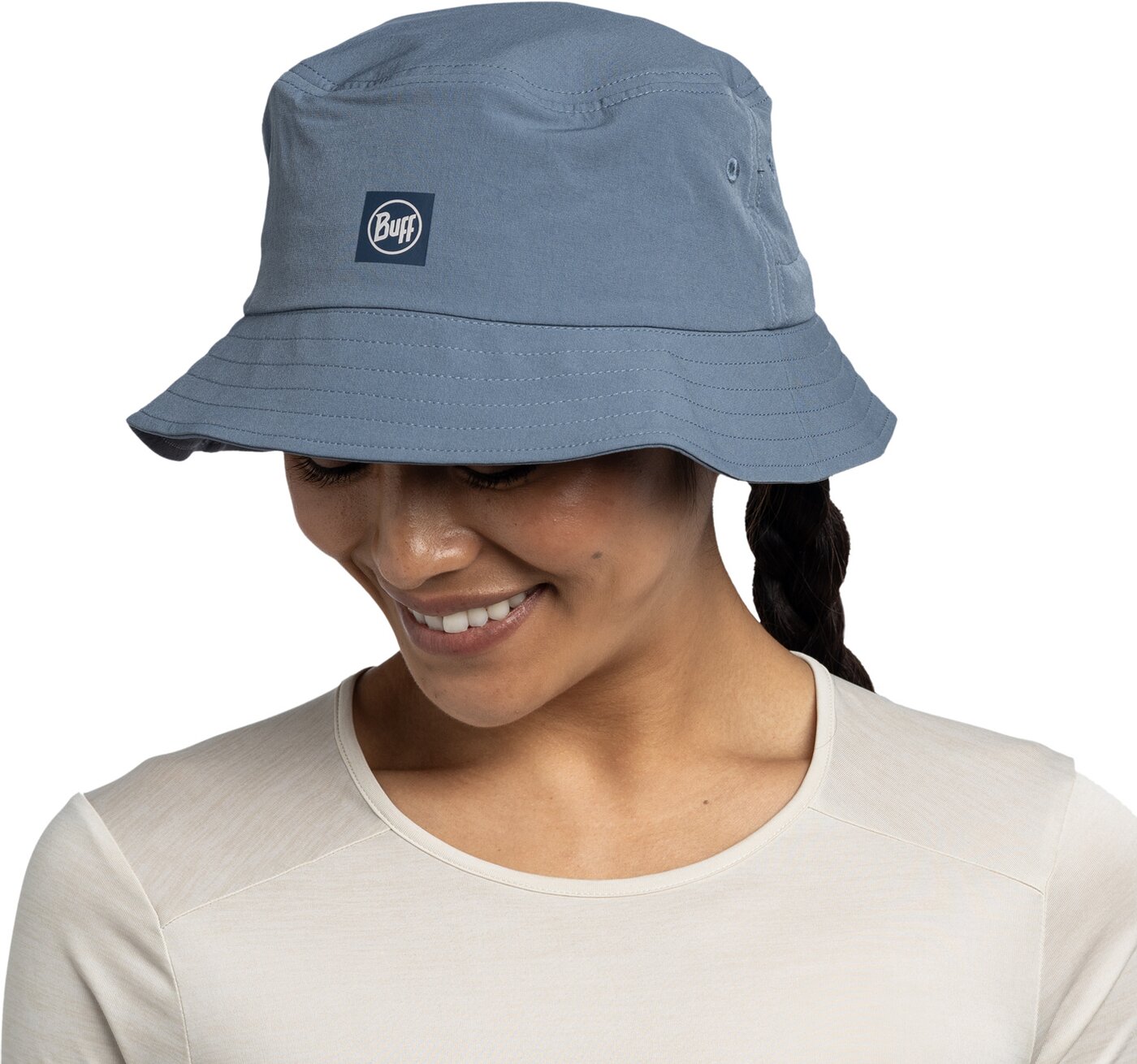 BUFF - Adventure Bucket Hat SOLID STONE BLUE – Bild 4