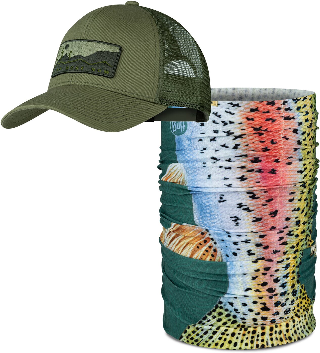 BUFF - Explore Trucker Cap FOREST GREEN
