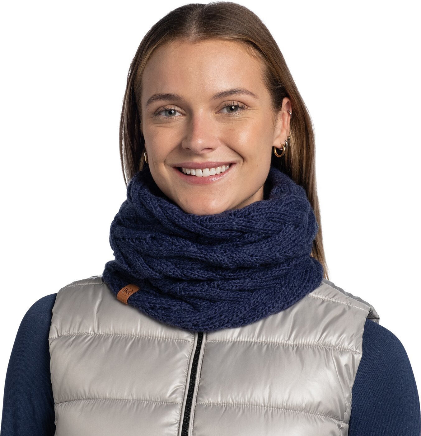 BUFF - Knitted & Fleece Neckwarmer MIDNIGHT – Bild 2