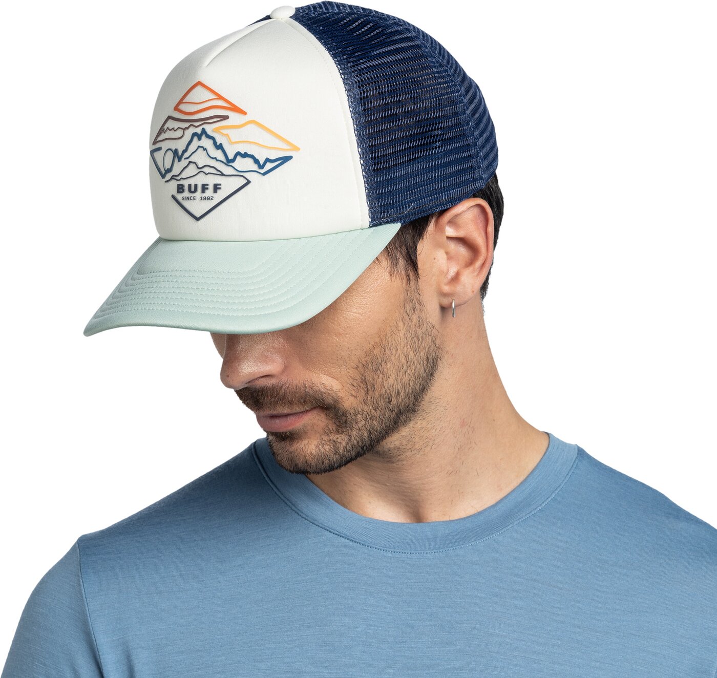 BUFF - Trucker Cap LIGHT_BLUE – Bild 4