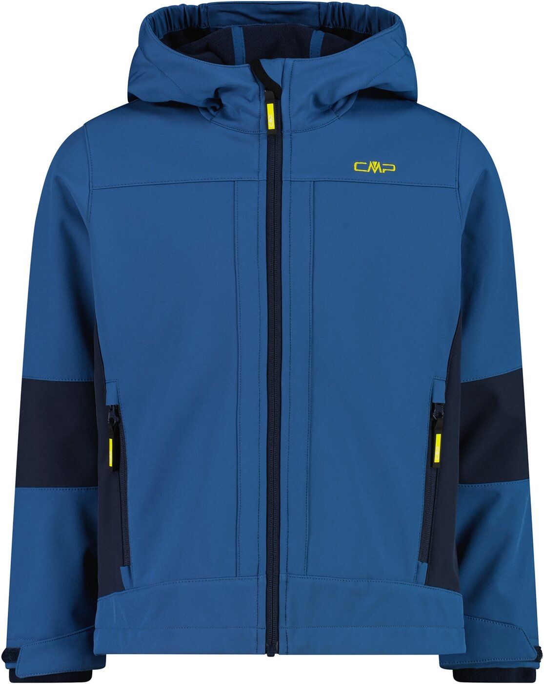 CMP - BOY SOFTSHELL JACKET FIX HOOD BLUESTONE-B. BLUE