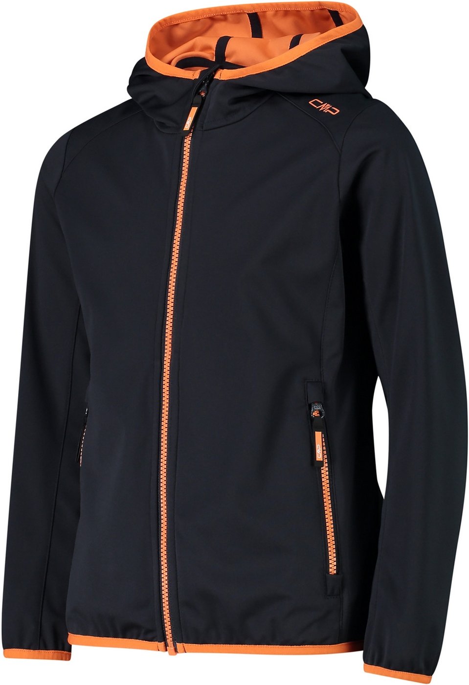 CMP - KID G JACKET FIX HOOD ANTRACITE-TANGERI – Bild 3