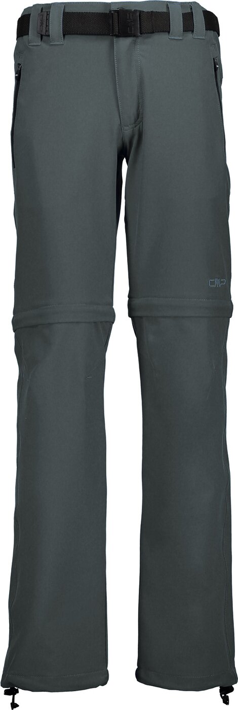CMP - KID ZIP OFF PANT ANTRACITE