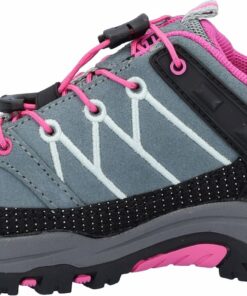 CMP - KIDS RIGEL LOW TREKKING SHOES WP MINERAL GREEN-PURPLE FLUO – Bild 4