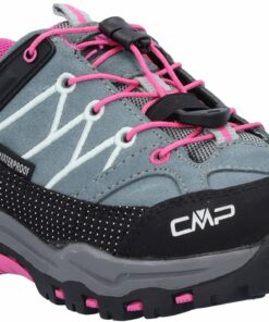 CMP - KIDS RIGEL LOW TREKKING SHOES WP MINERAL GREEN-PURPLE FLUO – Bild 6