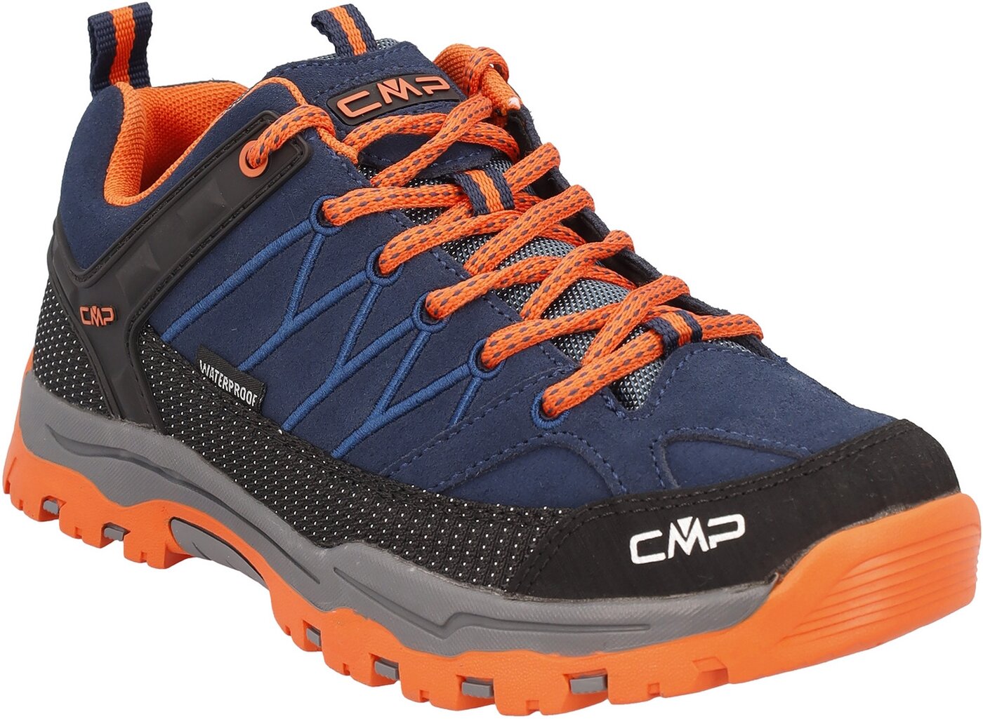 CMP - KIDS RIGEL LOW TREKKING SHOES WP B. BLUE-ARANCIO – Bild 6