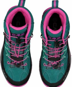 CMP - KIDS RIGEL MID TREKKING SHOES WP LAKE-PINK FLUO – Bild 3