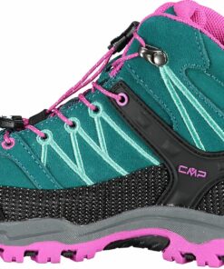 CMP - KIDS RIGEL MID TREKKING SHOES WP LAKE-PINK FLUO – Bild 4