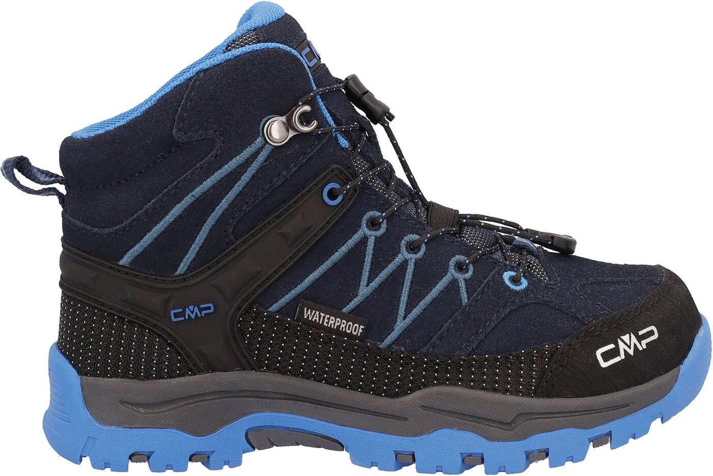 CMP - KIDS RIGEL MID TREKKING SHOES WP B.BLUE-BLUESTONE-ROYAL BLUE