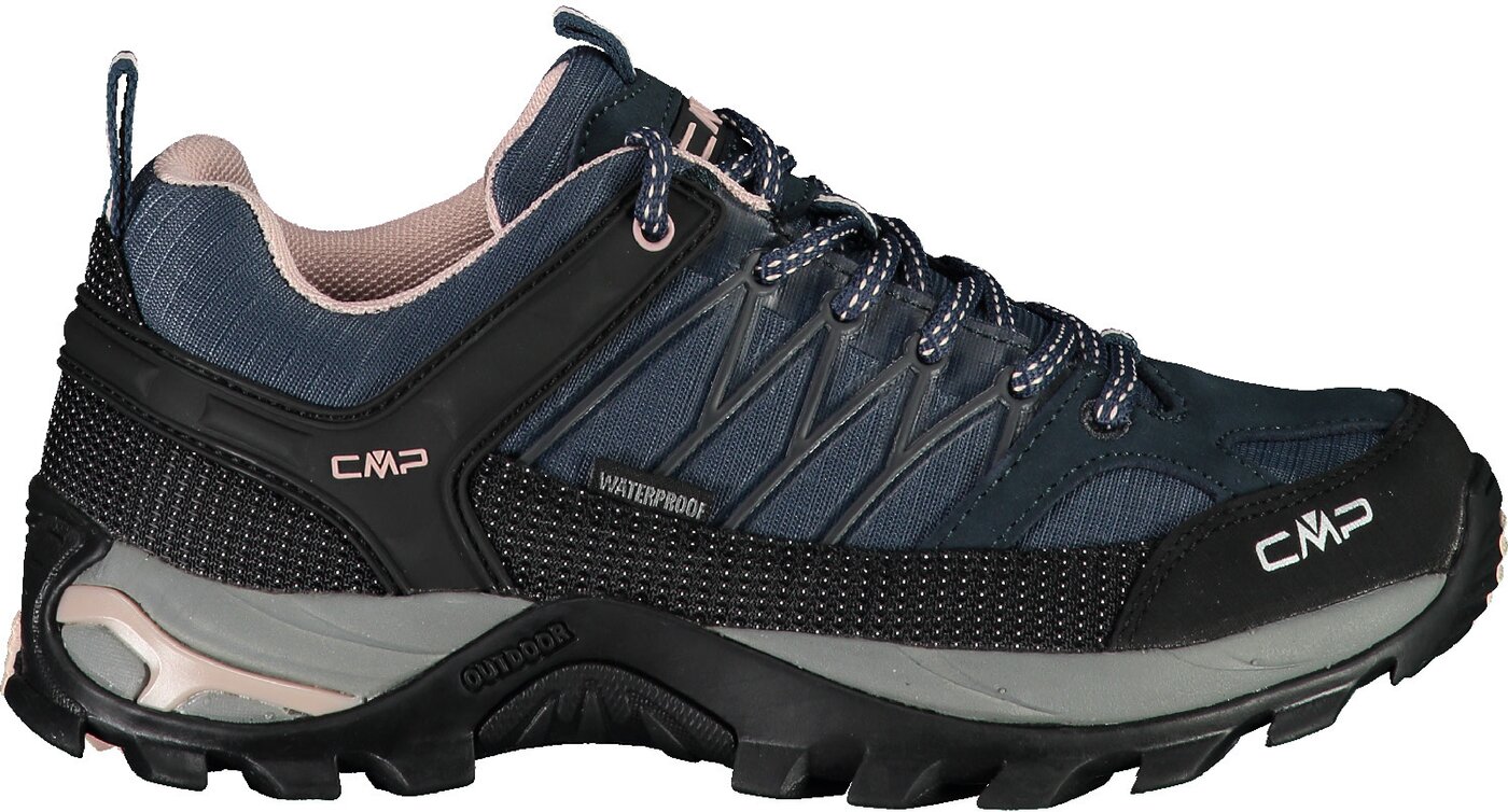 CMP - RIGEL LOW WMN TREKKING SHOE WP ASPHALT-ANTRACITE-ROSE