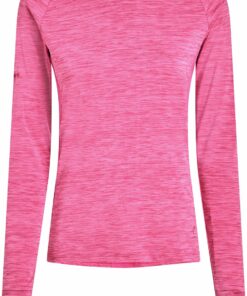 ENERGETICS - Da.-Langarmshirt Evii L/S W MELANGE/PINK DARK/PI