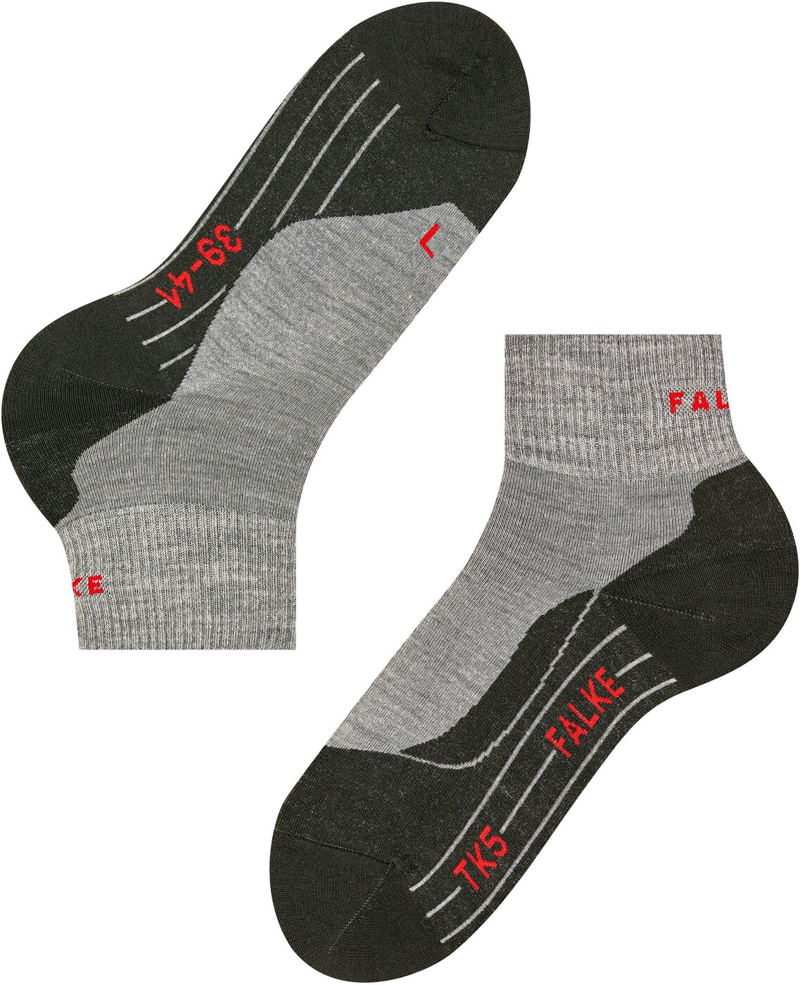 FALKE - FALKE TK5 SHORT LIGHT GREY – Bild 4