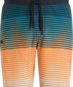 FIREFLY - He.-Badeshorts Otto II M Shade Stripe GREEN DARK