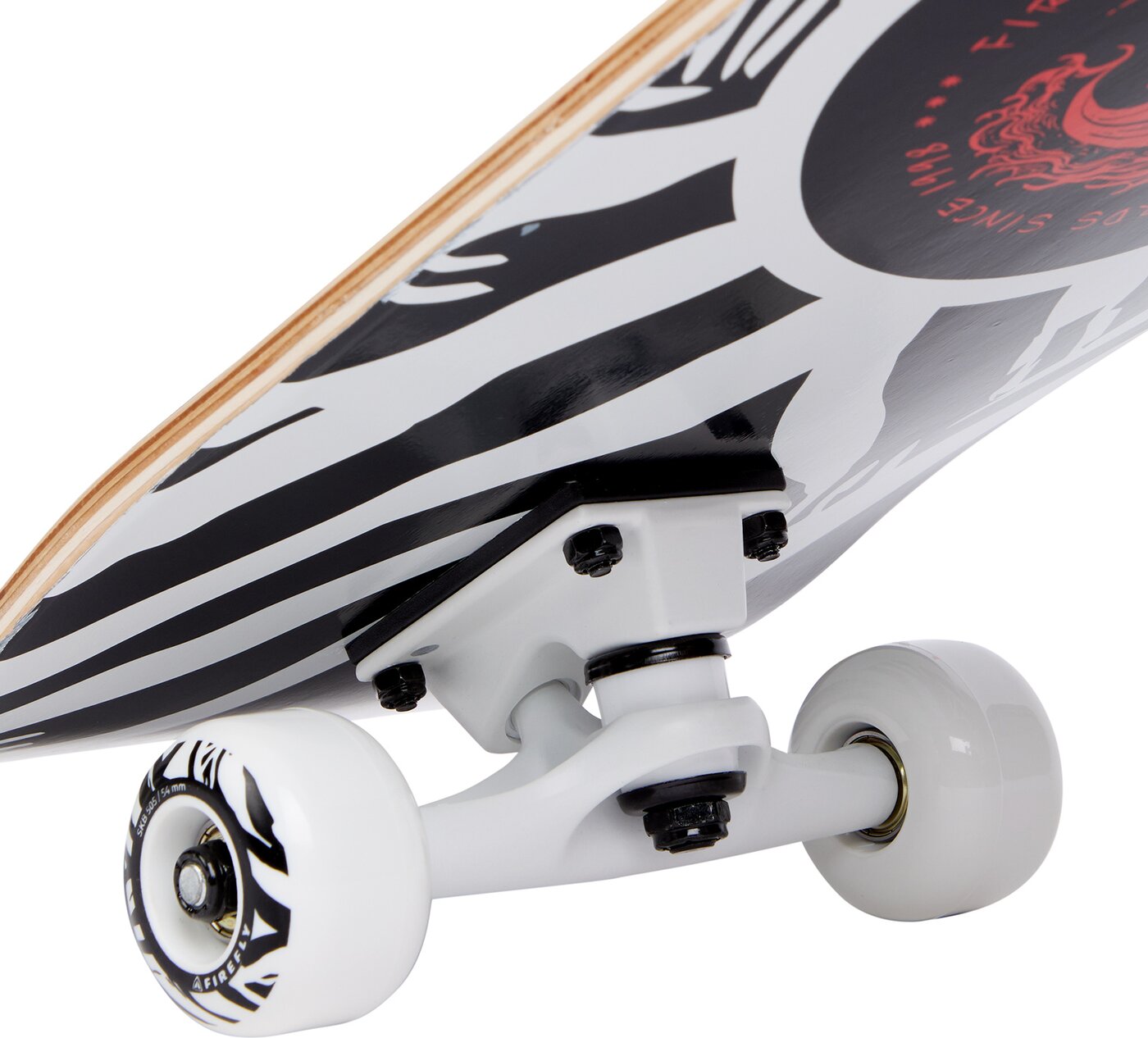 FIREFLY - Skateboard SKB 505 WHITE/BLACK/RED – Bild 2