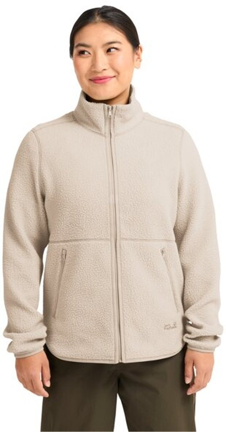 JACK WOLFSKIN - LITE CURL FZ W OYSTER – Bild 3