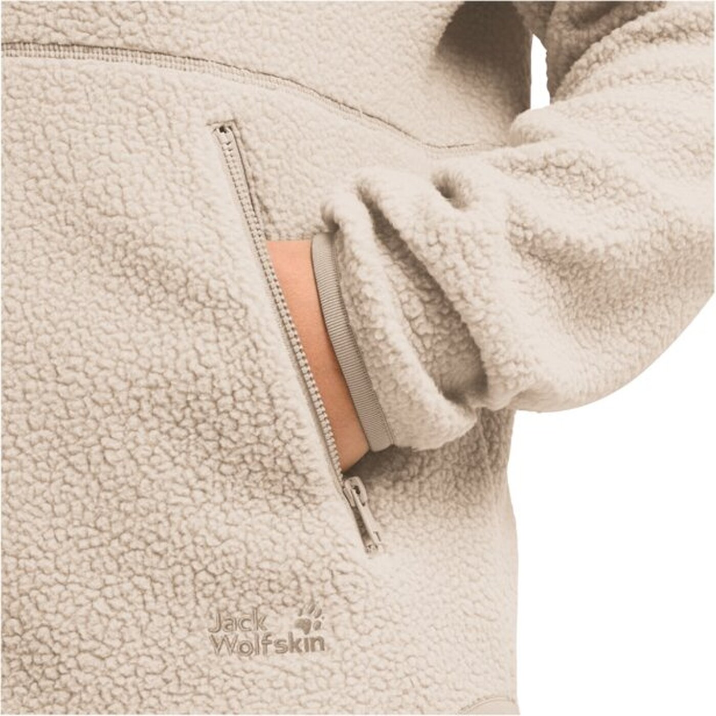 JACK WOLFSKIN - LITE CURL FZ W OYSTER – Bild 8