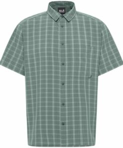 JACK WOLFSKIN - MESETA SHIRT M CHECK SAGO PALM
