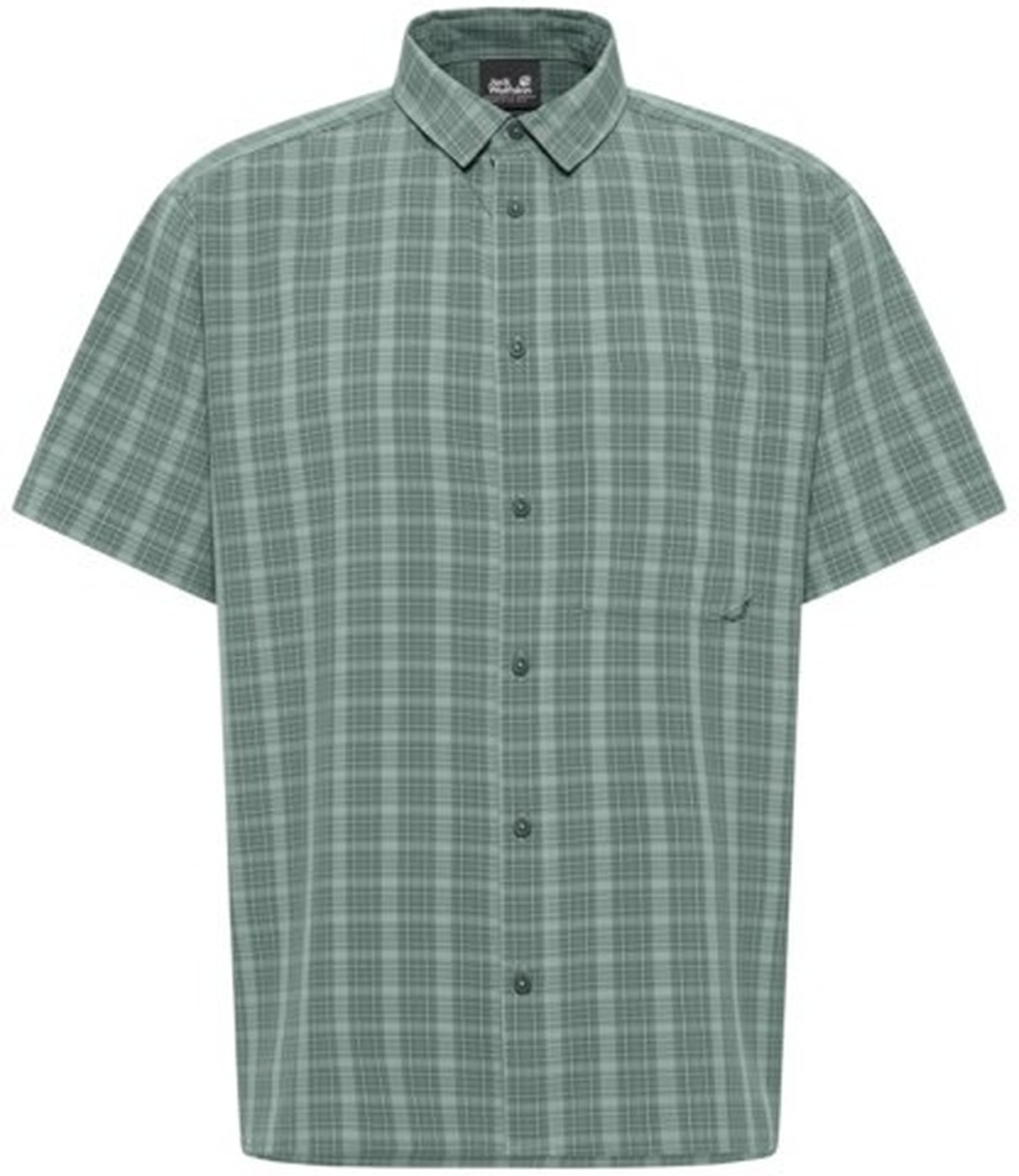 JACK WOLFSKIN - MESETA SHIRT M CHECK SAGO PALM