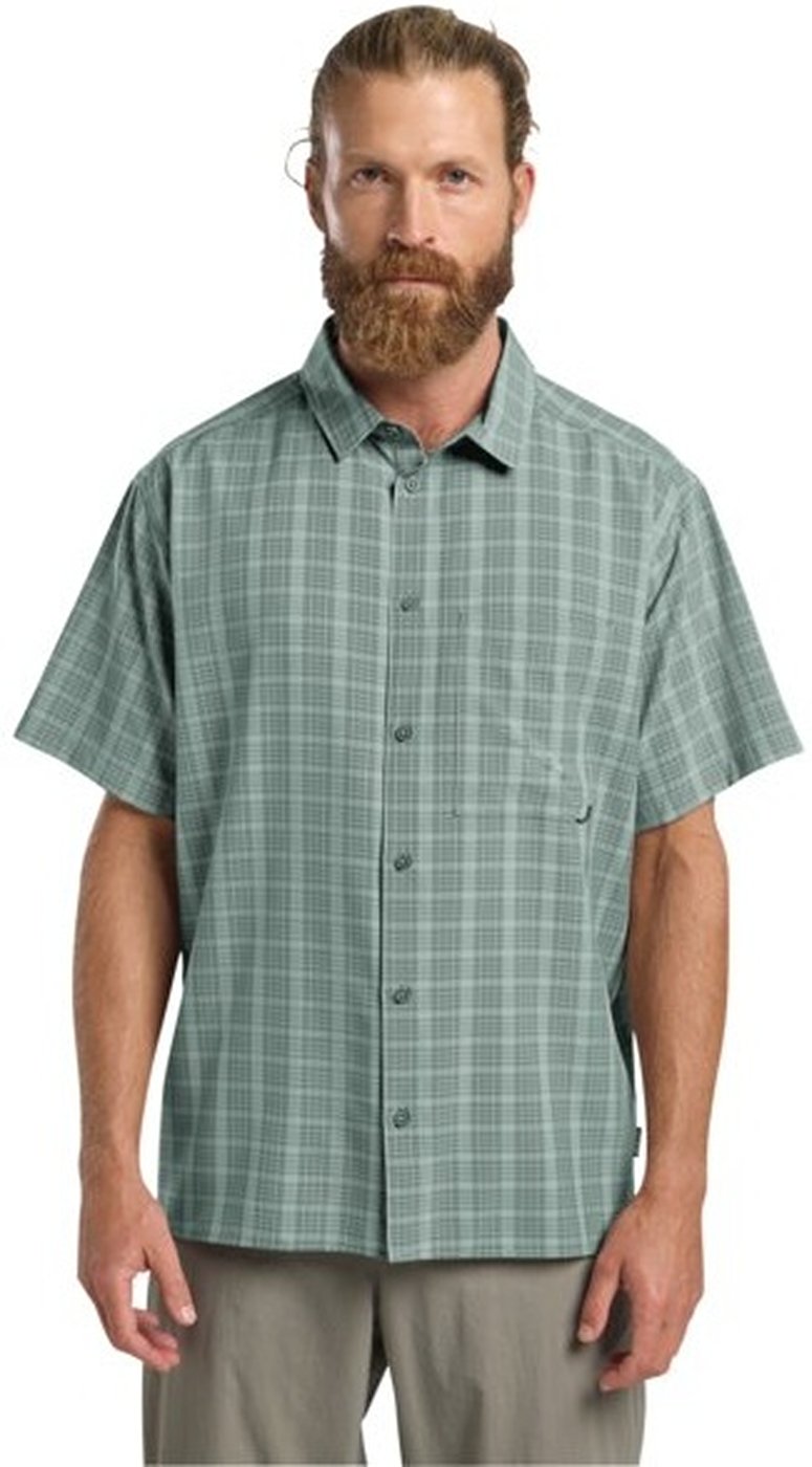 JACK WOLFSKIN - MESETA SHIRT M CHECK SAGO PALM – Bild 3