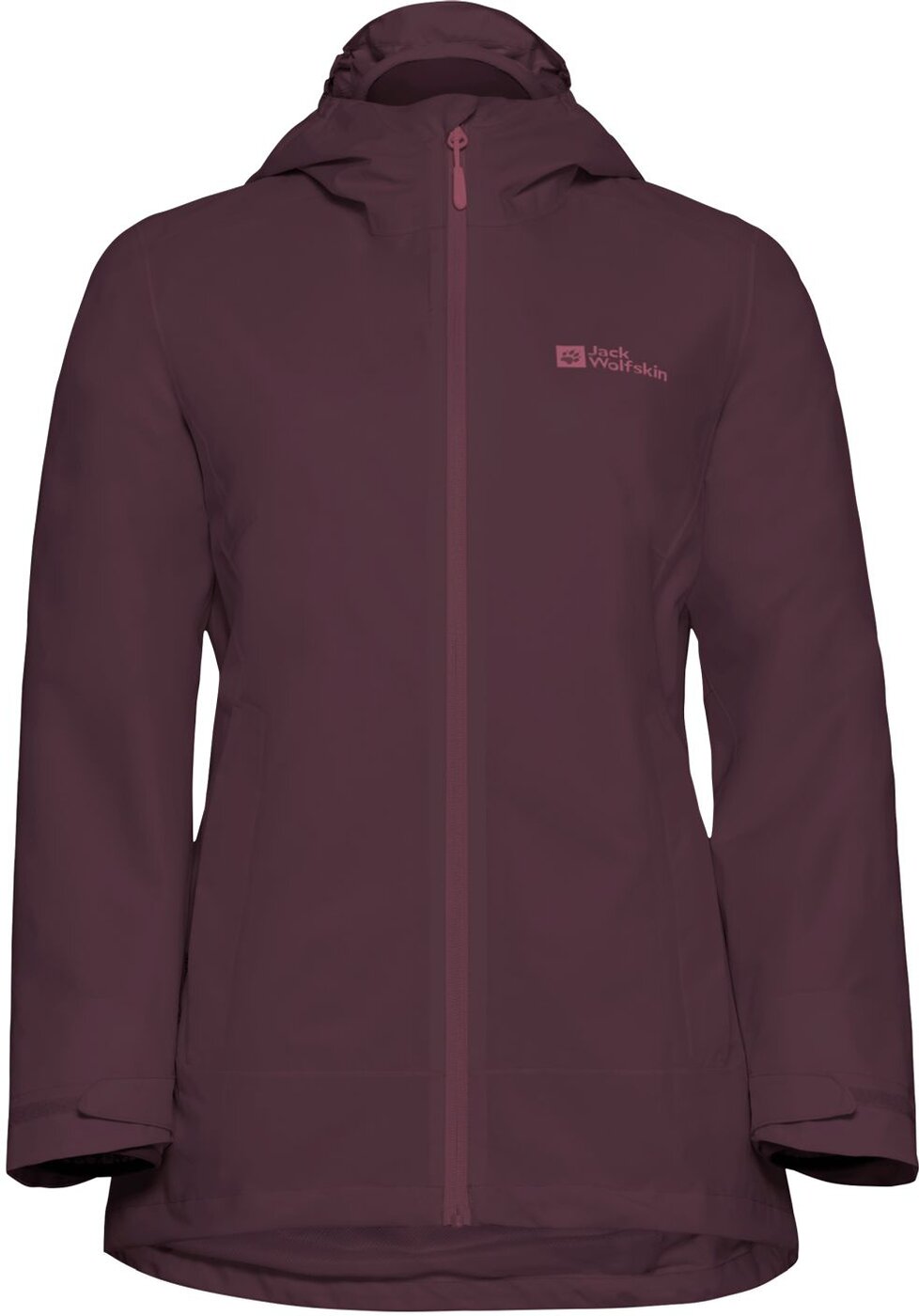 JACK WOLFSKIN - MOONRISE 3IN1 JKT W AMARANTH