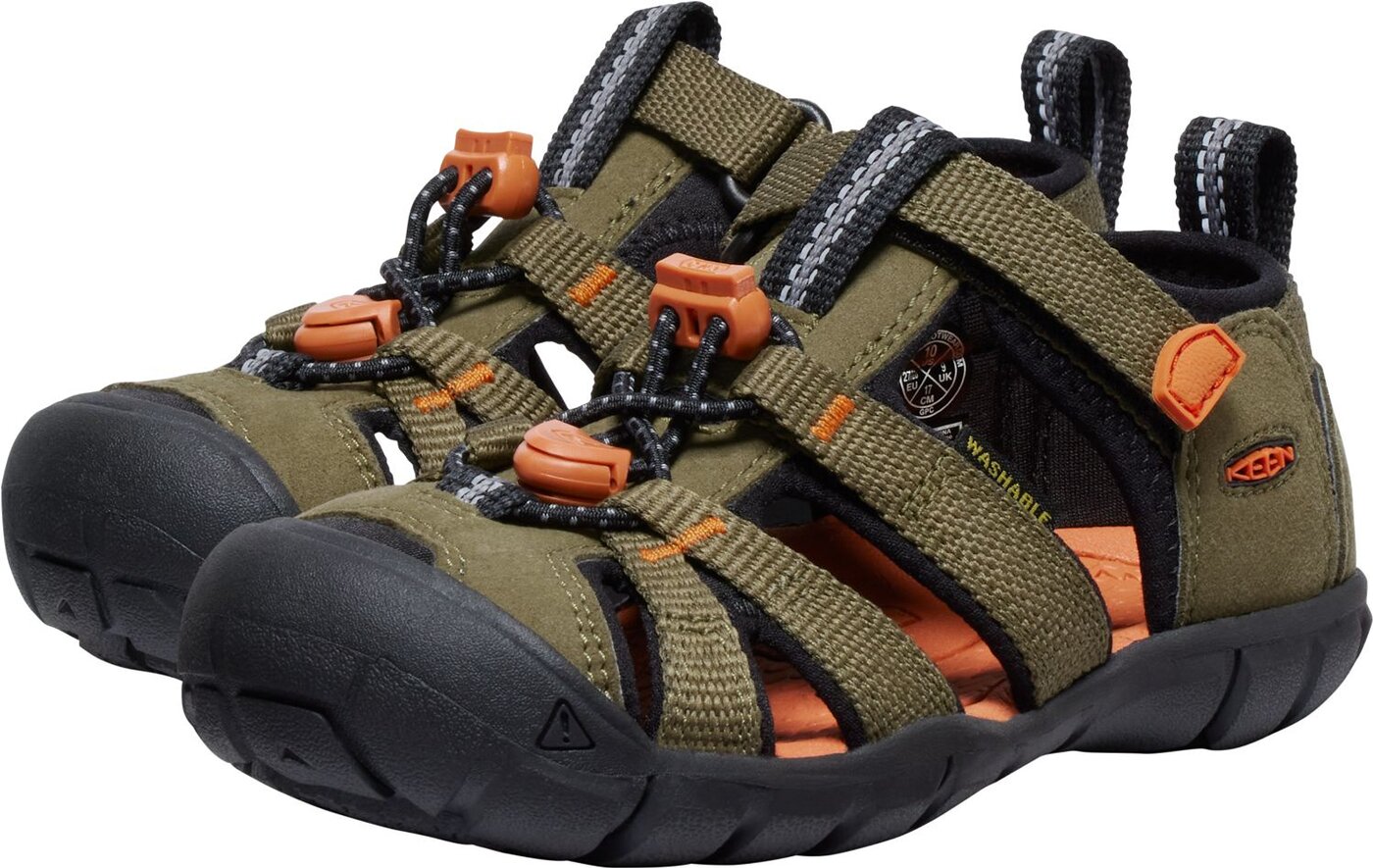 KEEN - SEACAMP II CNX C-DARK OLIVE/GOLD FLAME DARK OLIVE/GOLD FLAME – Bild 4