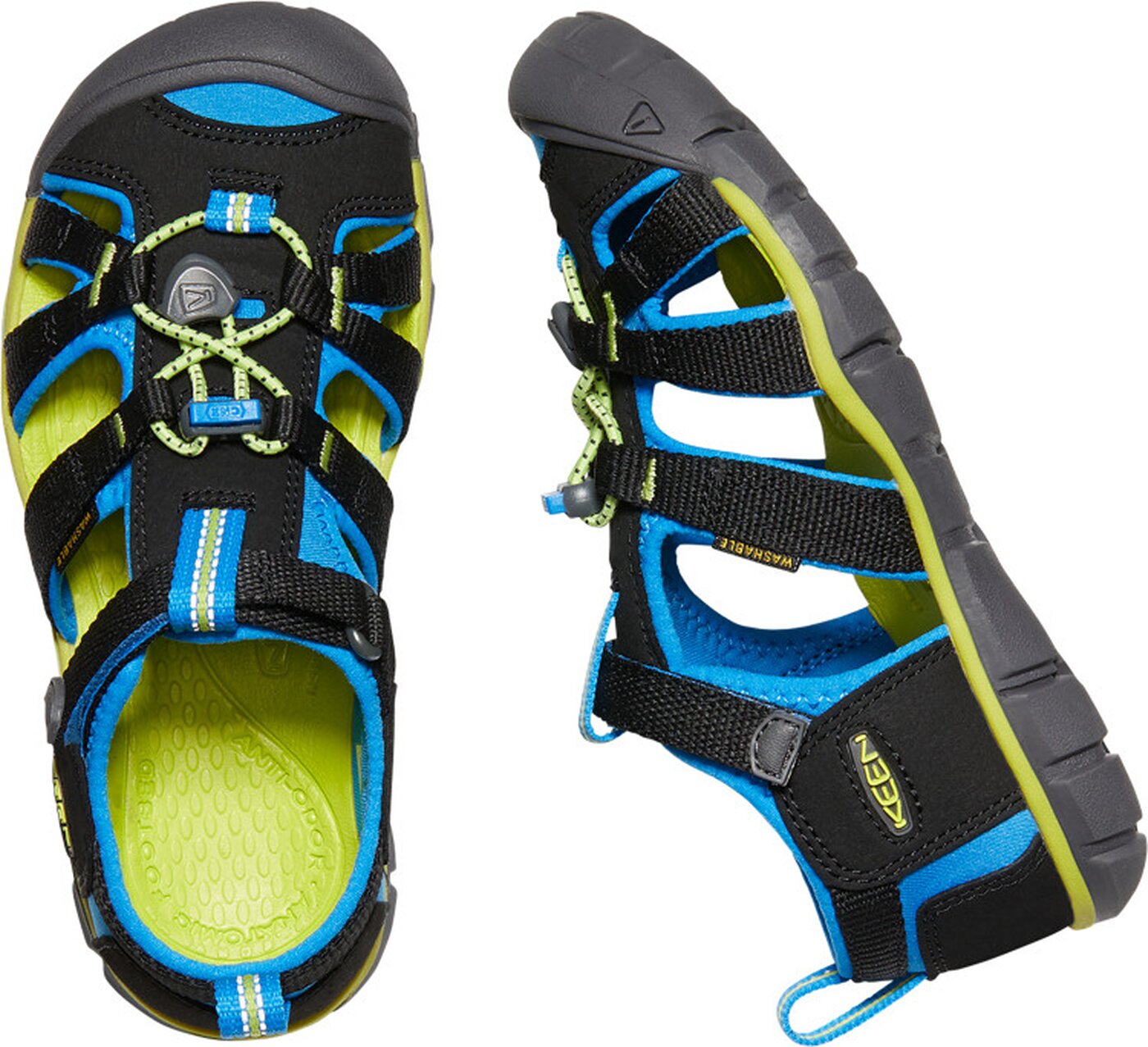 KEEN - SEACAMP II CNX Y-BLACK/BRILLIANT BLUE BLACK/BRILLIANT BLUE – Bild 3