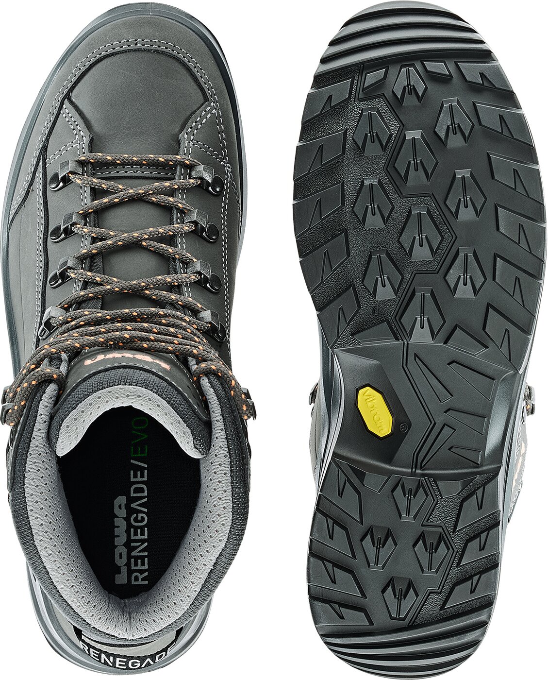 LOWA - RENEGADE EVO GTX MID Ws GRAPHIT/APRIKOSE – Bild 2