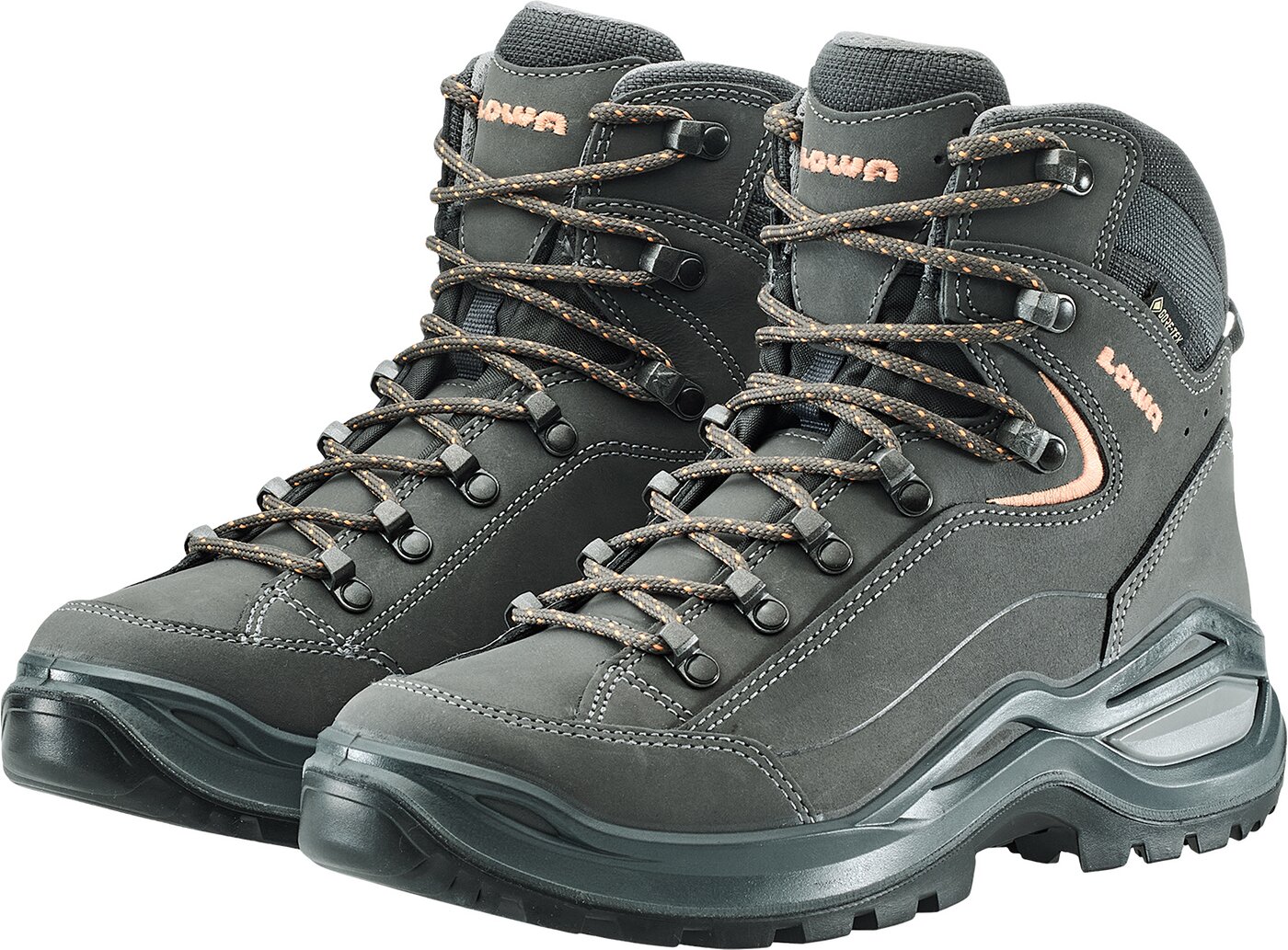 LOWA - RENEGADE EVO GTX MID Ws GRAPHIT/APRIKOSE – Bild 3