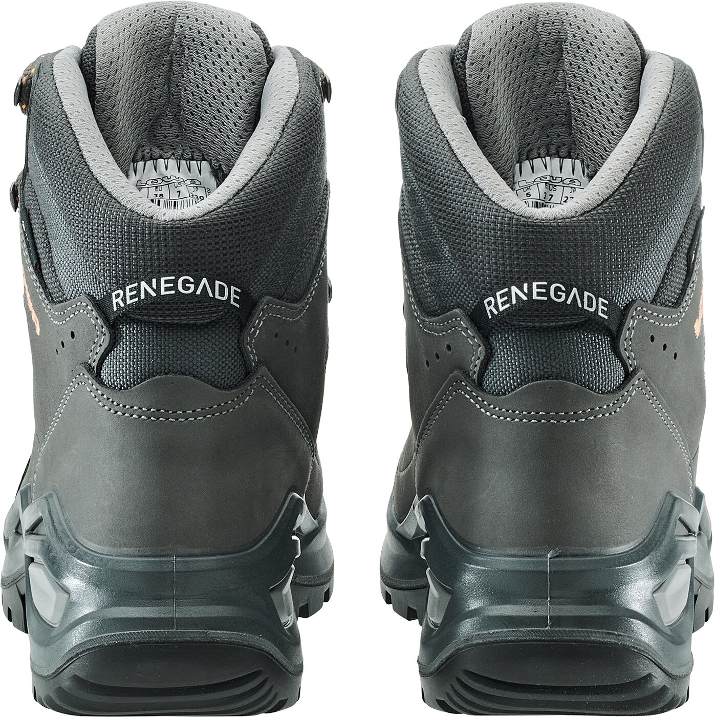LOWA - RENEGADE EVO GTX MID Ws GRAPHIT/APRIKOSE – Bild 7