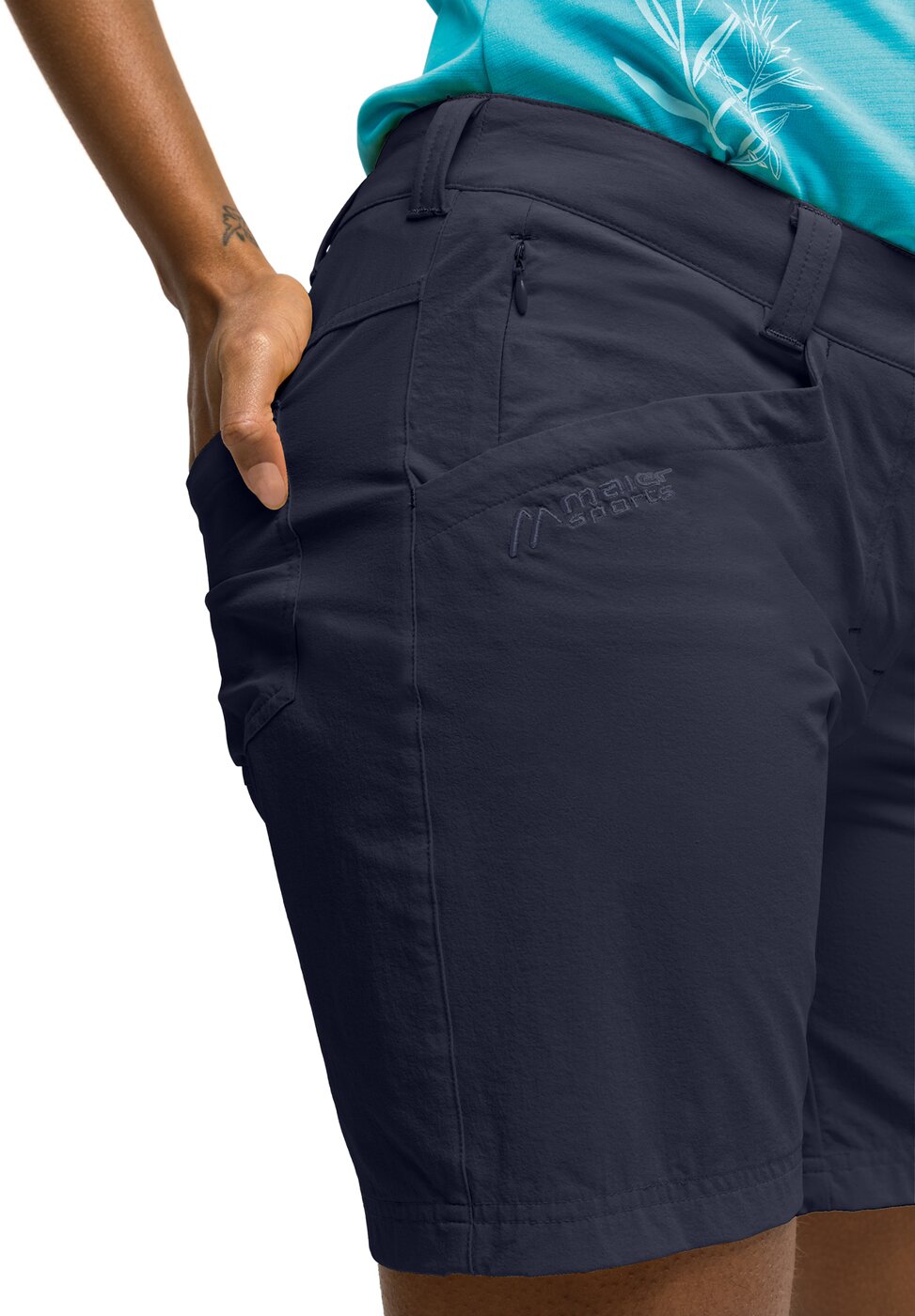 MAIER SPORTS - Lulaka Shorts NIGHT SKY/ENSIGN BLUE – Bild 3
