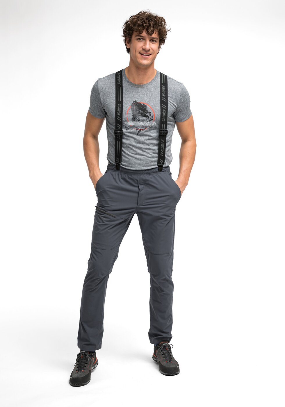 MAIER SPORTS - Suspender Hosentraeger BLACK – Bild 2