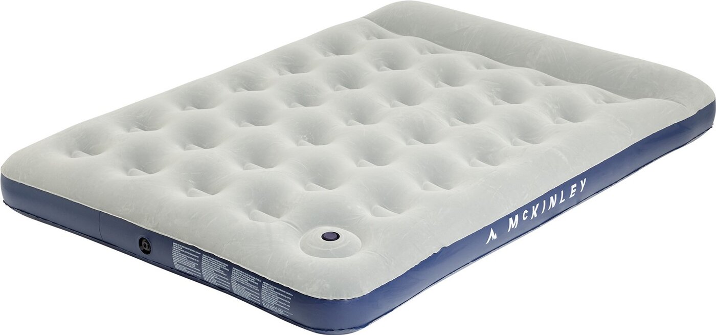 McKINLEY - Luftbett AIRBED DOUBLE W-PUMP GREY/BLUE DARK