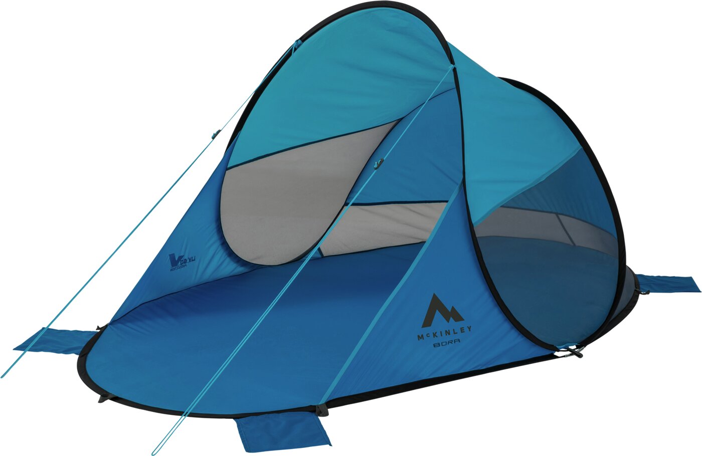 McKINLEY - Strandmuschel BORA UV40 BLUELIGHT/BLUEPETROL