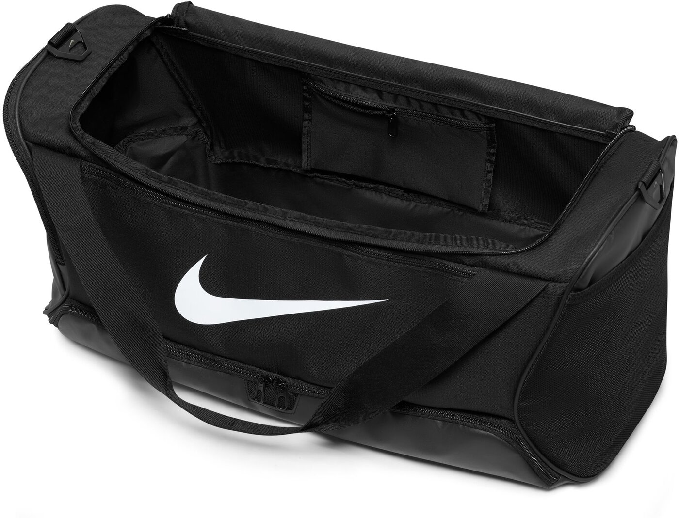 NIKE - NK BRSLA M DUFF - 9.5 (60L) BLACK/BLACK/WHITE – Bild 6
