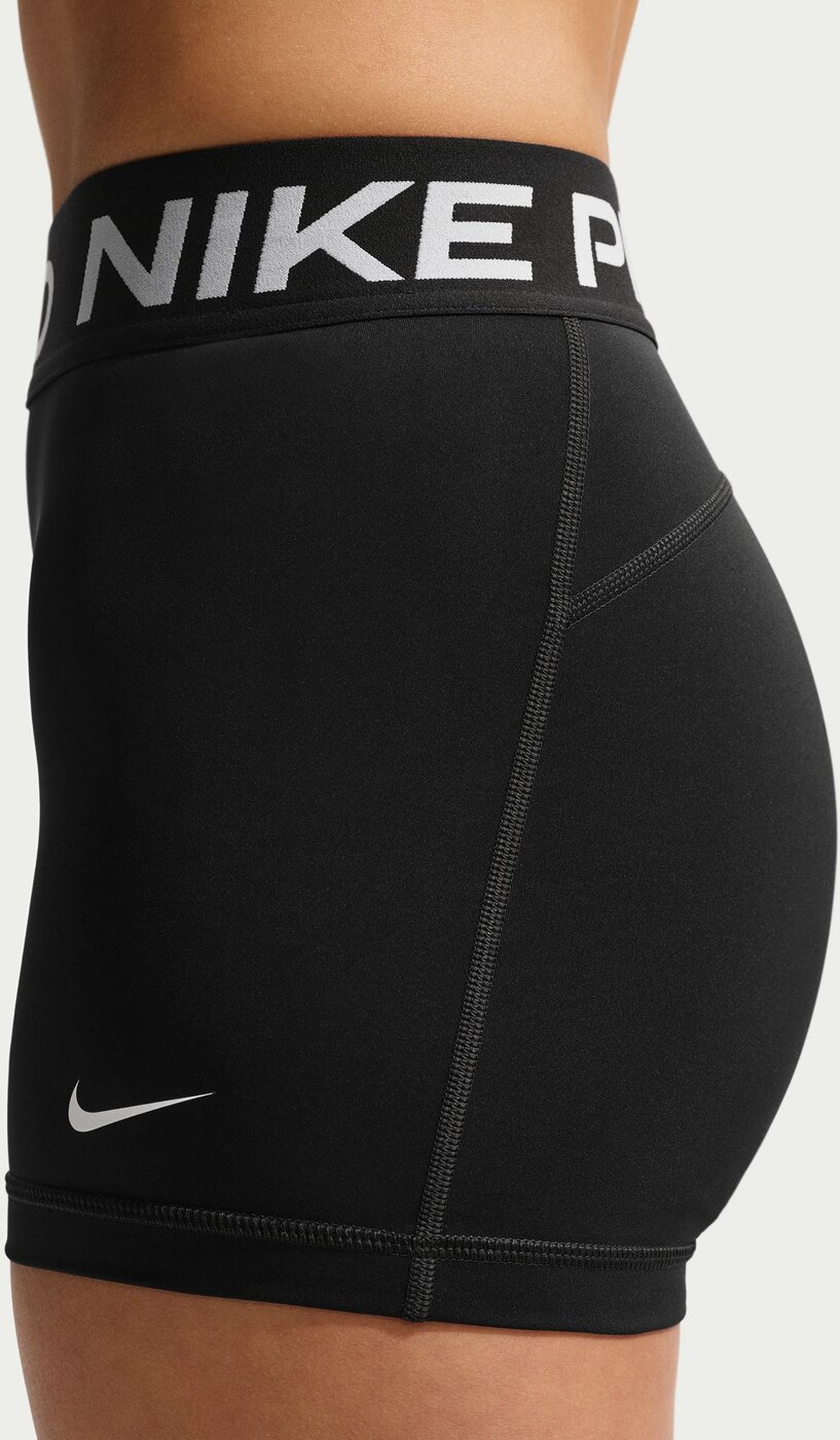 NIKE - W NP DF 365 MR 3IN SHORT USM BLACK/WHITE – Bild 4