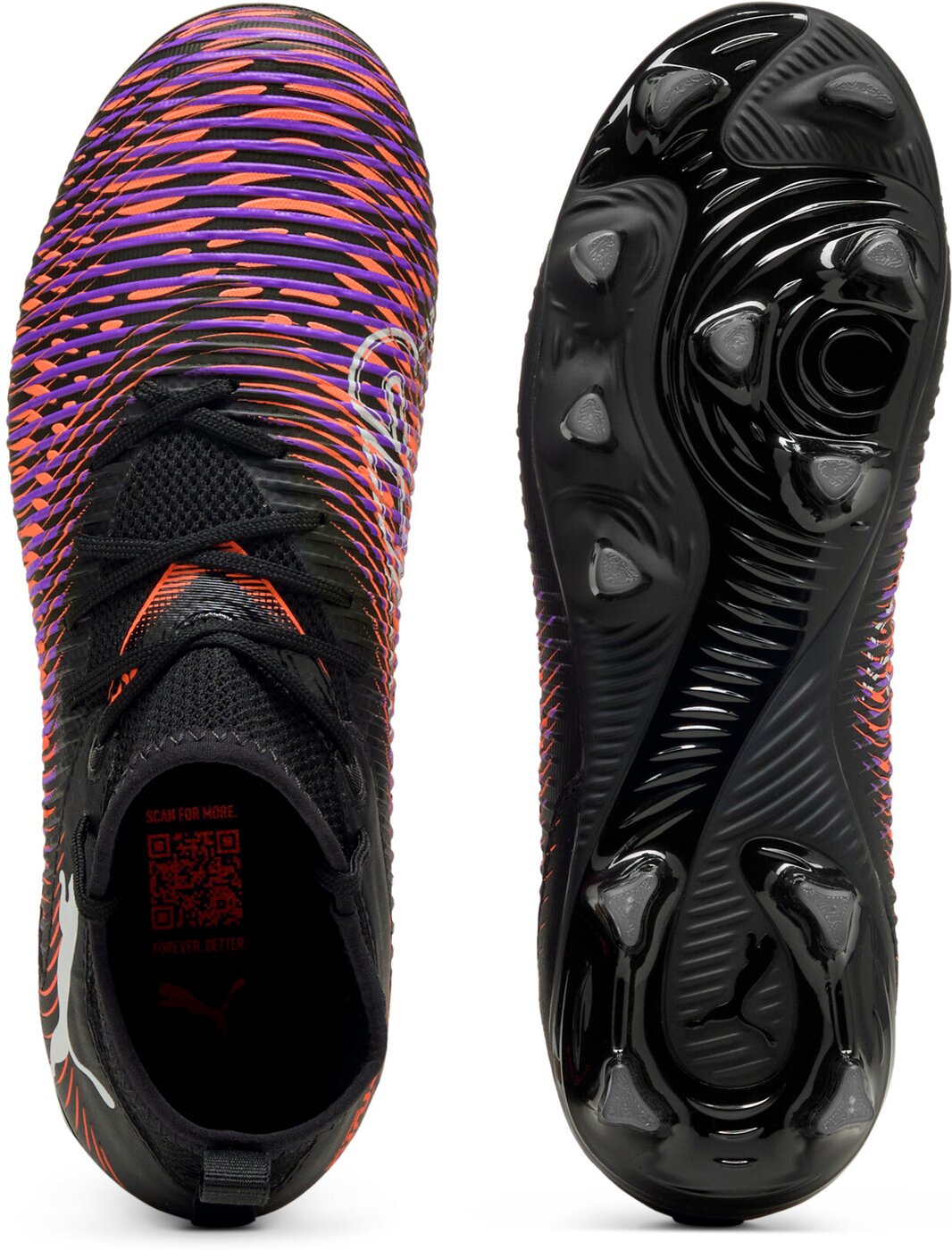 PUMA - FUTURE 8 MATCH FG/AG Jr PUMA BLACK-PUMA WHITE-GLOWING RED – Bild 2