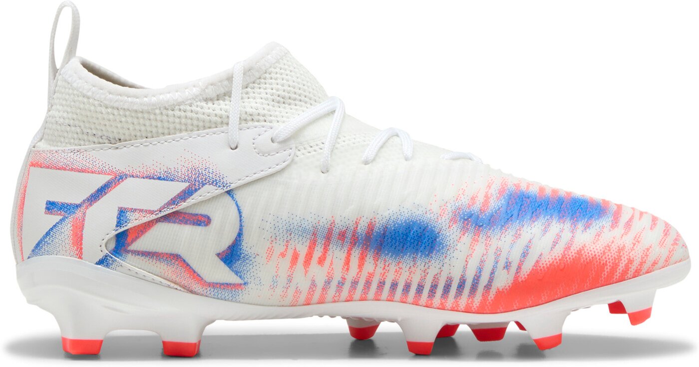 PUMA - FUTURE 8 MATCH FG/AG Jr PUMA WHITE-PUMA BLACK-GLOWING RED